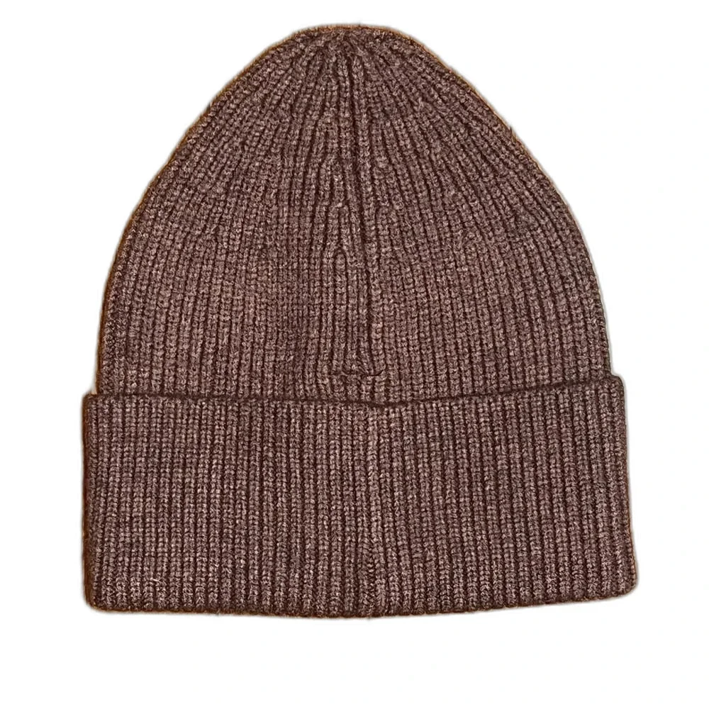 Nordstrom Brown Viscose Blend Beanie One Size